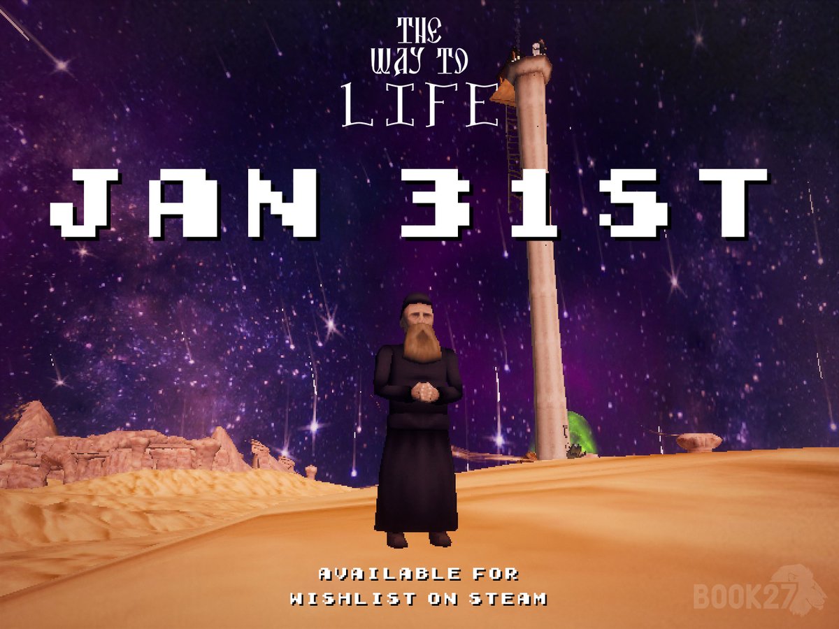 Book27Games's tweet photo. The Way To Life is less than a week to release! Wishlist the game now to get notified when it comes out.
#thewaytolife #indiegame https://t.co/zQyiMsTsXI
