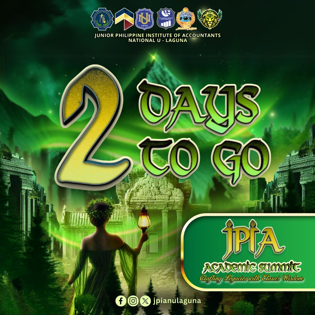 JPIANULaguna's tweet photo. ๐๐ง๐ฅ๐ฒ ๐ ๐๐๐ฒ๐ฌ ๐ญ๐จ ๐๐จ ๐๐ง๐ญ๐ข๐ฅ ๐ญ๐ก๐ ๐
๐ข๐ซ๐ฌ๐ญ ๐๐ฉ๐ข๐ฌ๐จ๐๐ ๐จ๐ ๐๐๐๐๐๐ฆ๐ข๐ ๐๐ฎ๐ฆ๐ฆ๐ข๐ญโ๐๐๐ซ๐ญ๐ง๐๐ซ๐ฌ๐ก๐ข๐ฉ ๐๐ข๐ช๐ฎ๐ข๐๐๐ญ๐ข๐จ๐ง!
#AcademicSummit
#SERAPHELION
#JPIANULaguna https://t.co/usPpun574h