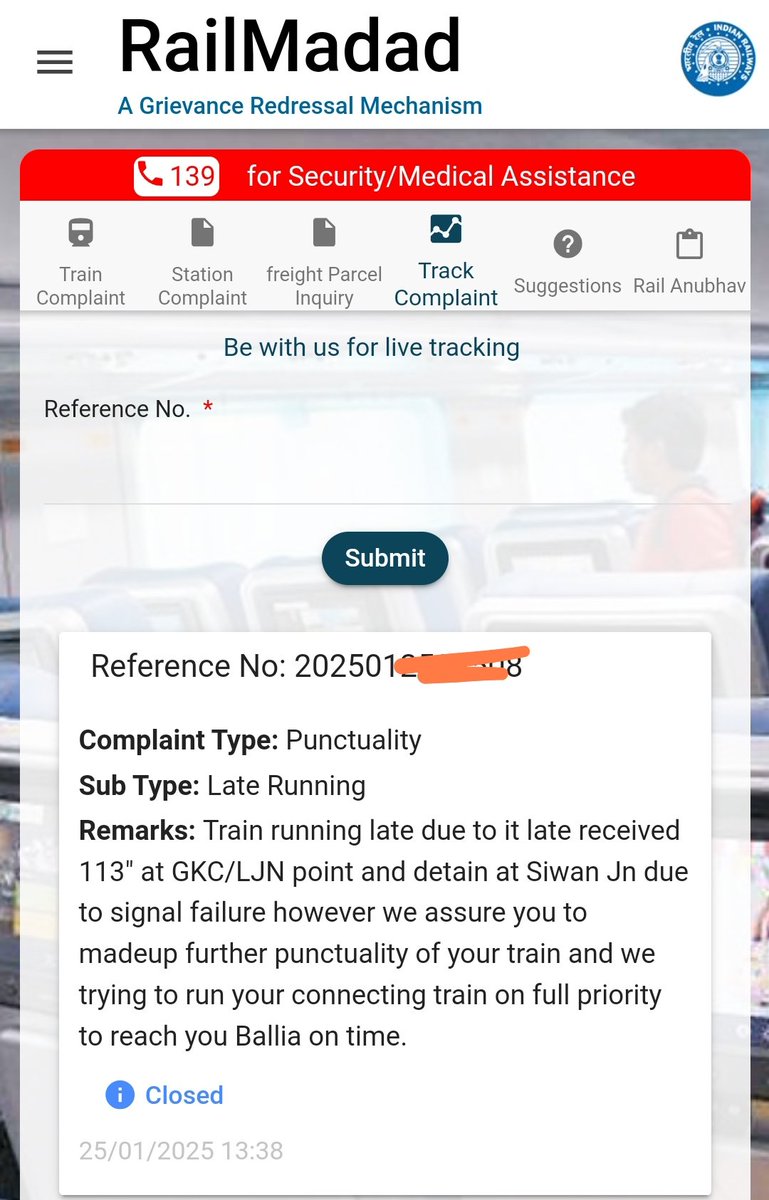 rahul_kumar28's tweet photo. @RailwaySeva @drmbsbner @RailMinIndia  Thanks for the reply, but making the train 4.5 hours late isn’t helping! Passengers will miss connecting transport at their destination. Who will address this inconvenience? #TrainDelay #Accountability https://t.co/LqA0cuoKTx