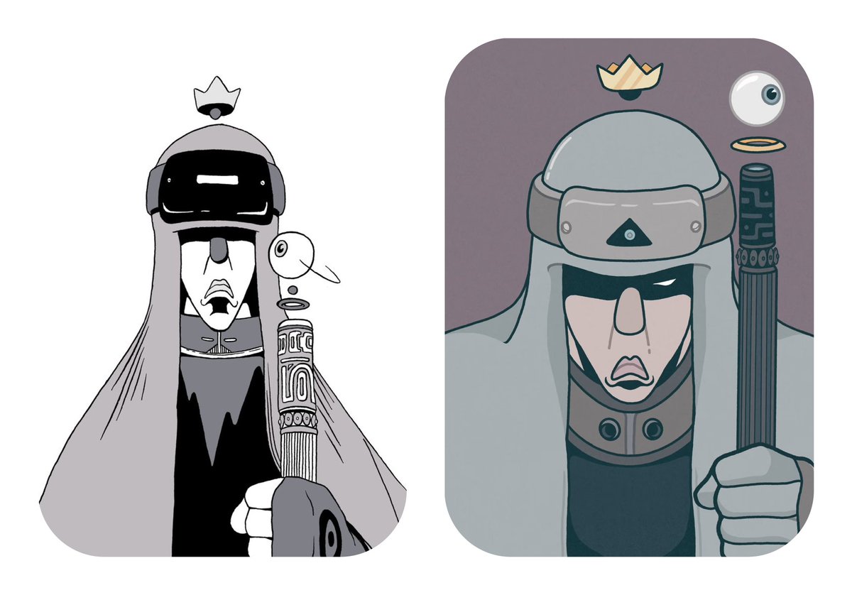 Looks like my COSMOS Monk is some kind of Main Character.
Cant wait to see what <a href="/DirtyRobotWorks/">DirtyRobot ⬛️</a> is cooking for us.