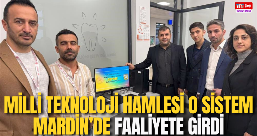 Mardin'de bir ilk!
Milli Teknoloji Hamlesi Yerli sistem Mardin'deki merkezde kullanılmaya başladı
mardinlife.com/saglik/yerli-s…
<a href="/mardinilsaglik/">Mardin İl Sağlık Müdürlüğü</a> <a href="/drsaffet/">Saffet Yavuz</a>