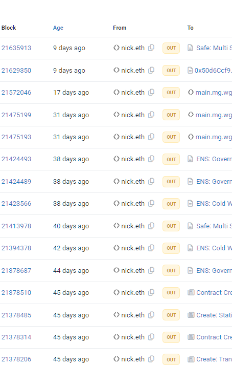 lovvrEth's tweet photo. This is what the .eth does.
This is ENS.
This is what it looks like, when there are records on your ENS for the world to see.

Check it yourself on @etherscan 
Search the blockchain by name

Your name or brand seen over and over again, with every transaction.

Across the globe!
For anyone to see.

This is WEB3