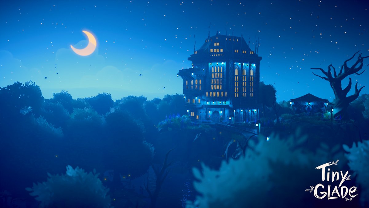 Shaadowbear's tweet photo. Daily Theme: Vampire Hotel (cozy version)
#TinyGlade
#TinyDaily https://t.co/kX15Kus5bE