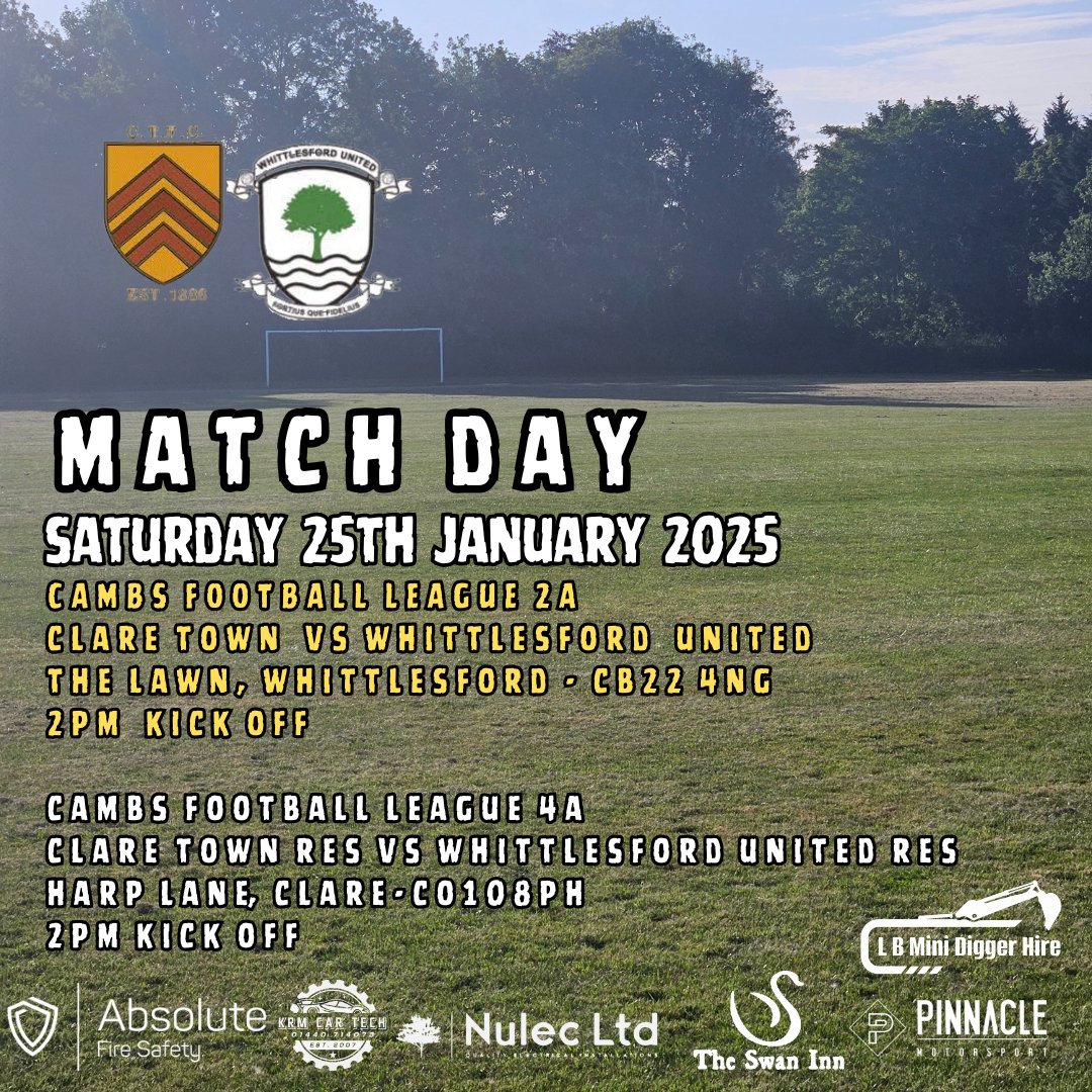 A <a href="/WUFC1914/">Whittlesford United</a> double header

And neither gave has a ...... 🤫