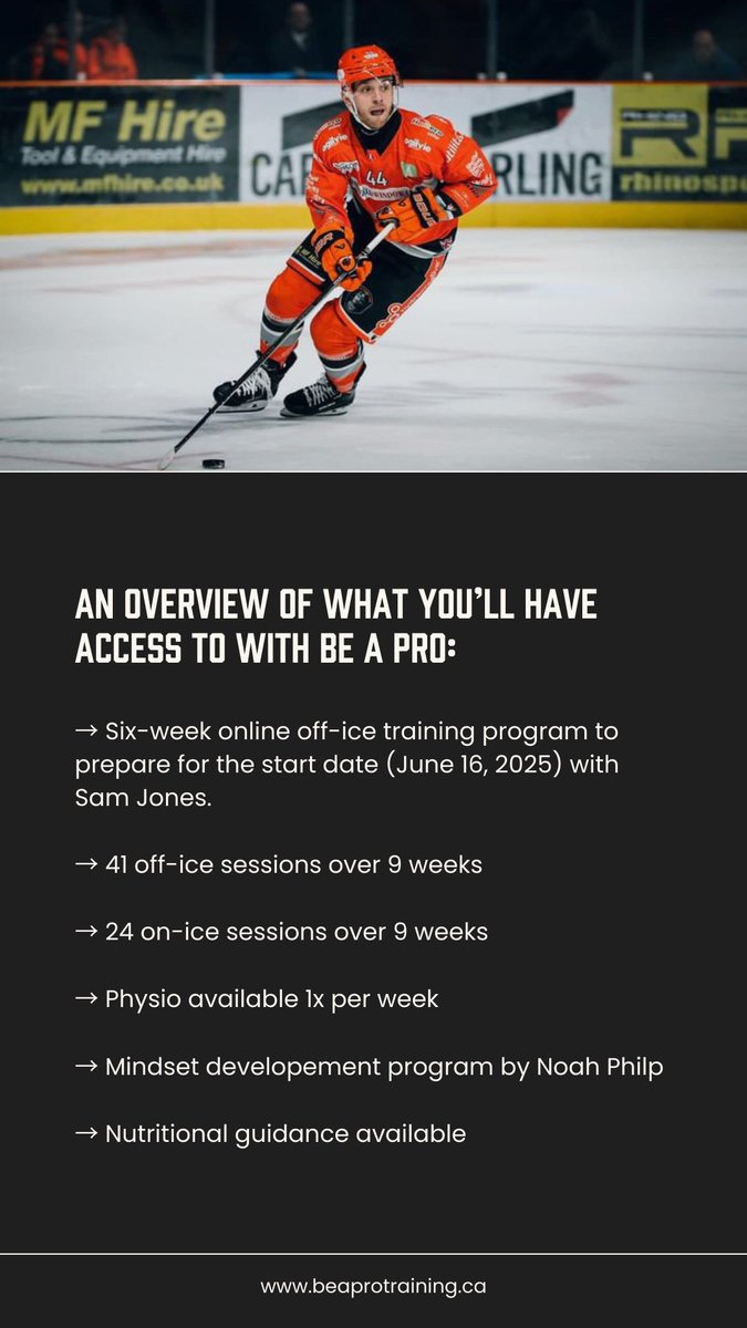 SJSPerformance's tweet photo. 1/2

I’m excited to launch the Be a Pro elite program and share we’re securing billets for international players! Finding icetime and good training is hard in the UK. To help fund U23 GB players train for the summer in the Rocky Mountains, I’ll be auctioning off my GB jersey soon https://t.co/ULQPlcX9wu