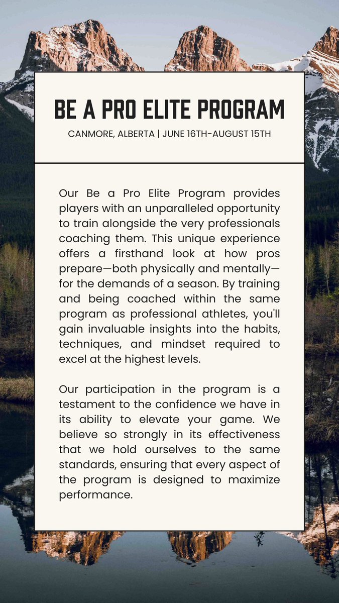 SJSPerformance's tweet photo. 1/2

I’m excited to launch the Be a Pro elite program and share we’re securing billets for international players! Finding icetime and good training is hard in the UK. To help fund U23 GB players train for the summer in the Rocky Mountains, I’ll be auctioning off my GB jersey soon https://t.co/ULQPlcX9wu