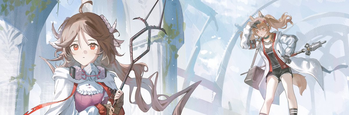 krinnnin's tweet image. I drew Eyja and Ange for Arknights 5th Anniversary Artbook~☺️
If you are interested, you can pre-order here:
yostar.store/products/arkni…
#アークナイツ #Arknights #명일방주