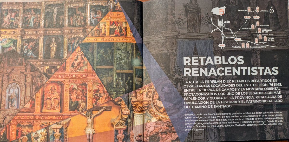 BalledeScapa's tweet image. Buenos dias, interesante la guía de #leon sur, un completo repaso a los #monasterios #villas #retablos #castillos. Una visita, bien merece la pena. #leonesp #arte #turismo 
#CastillayLeón