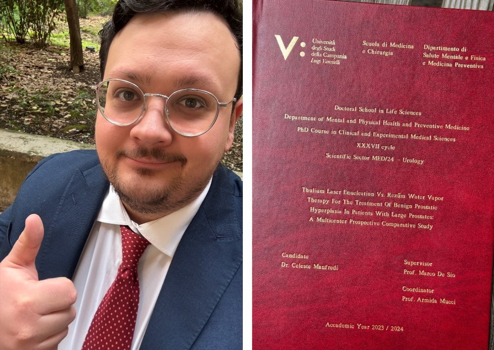 Celeste Manfredi (@manfrediceleste) on Twitter photo 🎓 Proud to share that I’ve earned my PhD in Clinical and Experimental Medical Sciences from the <a href="/unicampania/">UniversitàVanvitelli</a>
A challenging journey through research and conferences that led to professional growth and satisfaction
Thanks to my mentors, colleagues, and everyone who supported me🙏 🎓 Proud to share that I’ve earned my PhD in Clinical and Experimental Medical Sciences from the <a href="/unicampania/">UniversitàVanvitelli</a>
A challenging journey through research and conferences that led to professional growth and satisfaction
Thanks to my mentors, colleagues, and everyone who supported me🙏