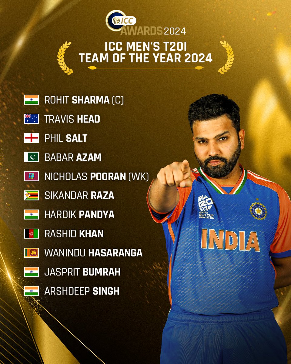 Muhammad8670862's tweet photo. @babarazam258 has been included in the ICC Men's T20I team of the year 🙌

#ICCAwards2024 https://t.co/u2tcIQInnO