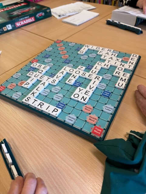 Llyfrgell Nelson | Nelson Library (@nelson_lib) on Twitter photo Mae ein grŵp gêm fwrdd cyfeillgar yn cyfarfod bob dydd Gwener ar gyfer Scrabble a gemau geiriau, beth am ddod i roi cynnig arni?
Our friendly board game group meets every Friday for <a href="/scrabble/">Scrabble</a> and word games, why not come and have a go?
#Nelson Mae ein grŵp gêm fwrdd cyfeillgar yn cyfarfod bob dydd Gwener ar gyfer Scrabble a gemau geiriau, beth am ddod i roi cynnig arni?
Our friendly board game group meets every Friday for <a href="/scrabble/">Scrabble</a> and word games, why not come and have a go?
#Nelson