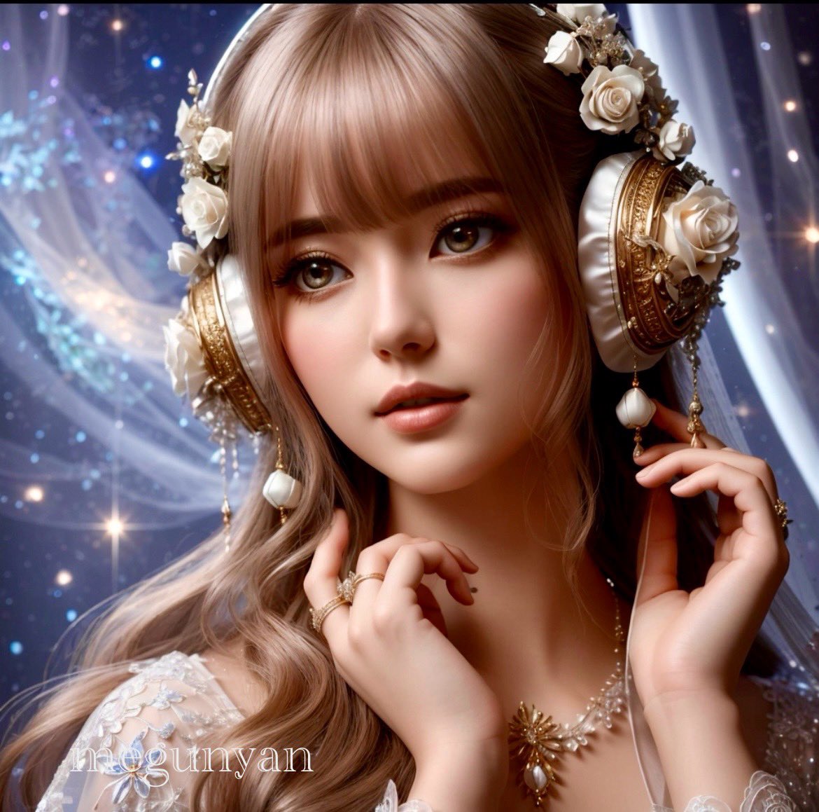 ujU75A98gn29379's tweet photo. #FantasyArt
#CelestialBeauty
#HeadphoneGirl
#StellarDesign
#ヘッドホン女子
#画像生成AI
#AIArt https://t.co/15BS7tzY3p