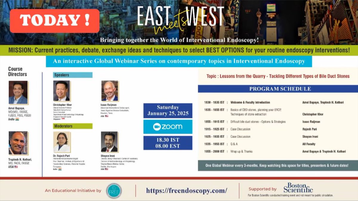 IT’S TODAY! 
Saturday January 25,2025 
1830hrs IST / 0800hrs EST 
Register at - 
us06web.zoom.us/webinar/regist…