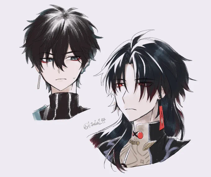 何気丹恒初めて描いたな #Blade #Danheng