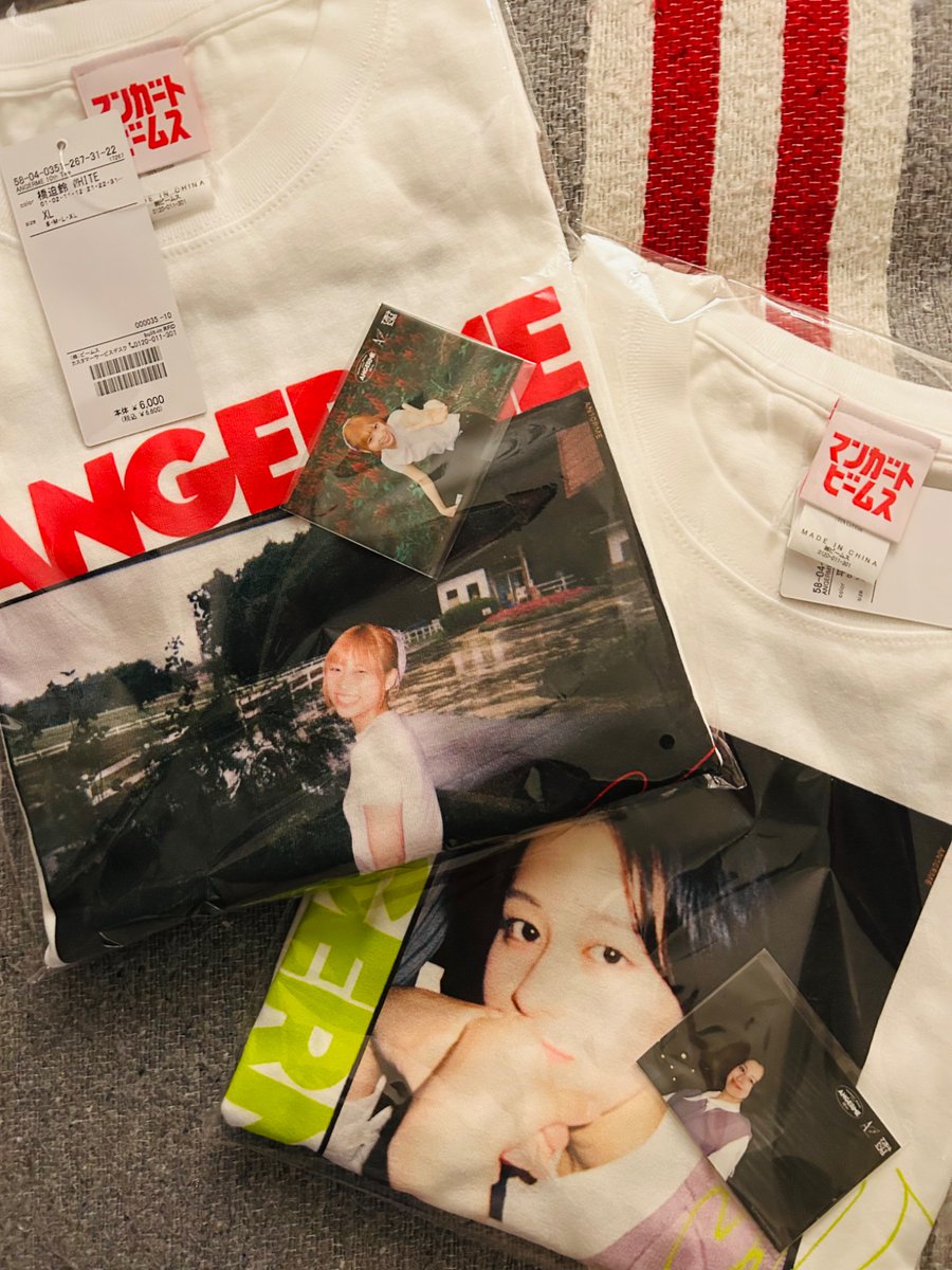 アンジュルム とマンガート ビームスとのコラボTシャツが届きました