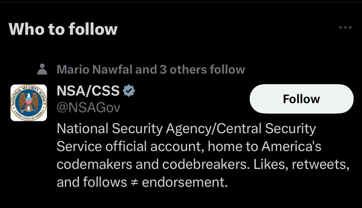 This should say: “May as well follow them, bc they’re following you”