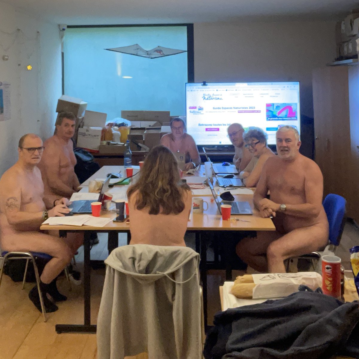 Bureau fédéral de la fédération française de #naturisme #naturistes #naturiste pour planifier les actions 2025