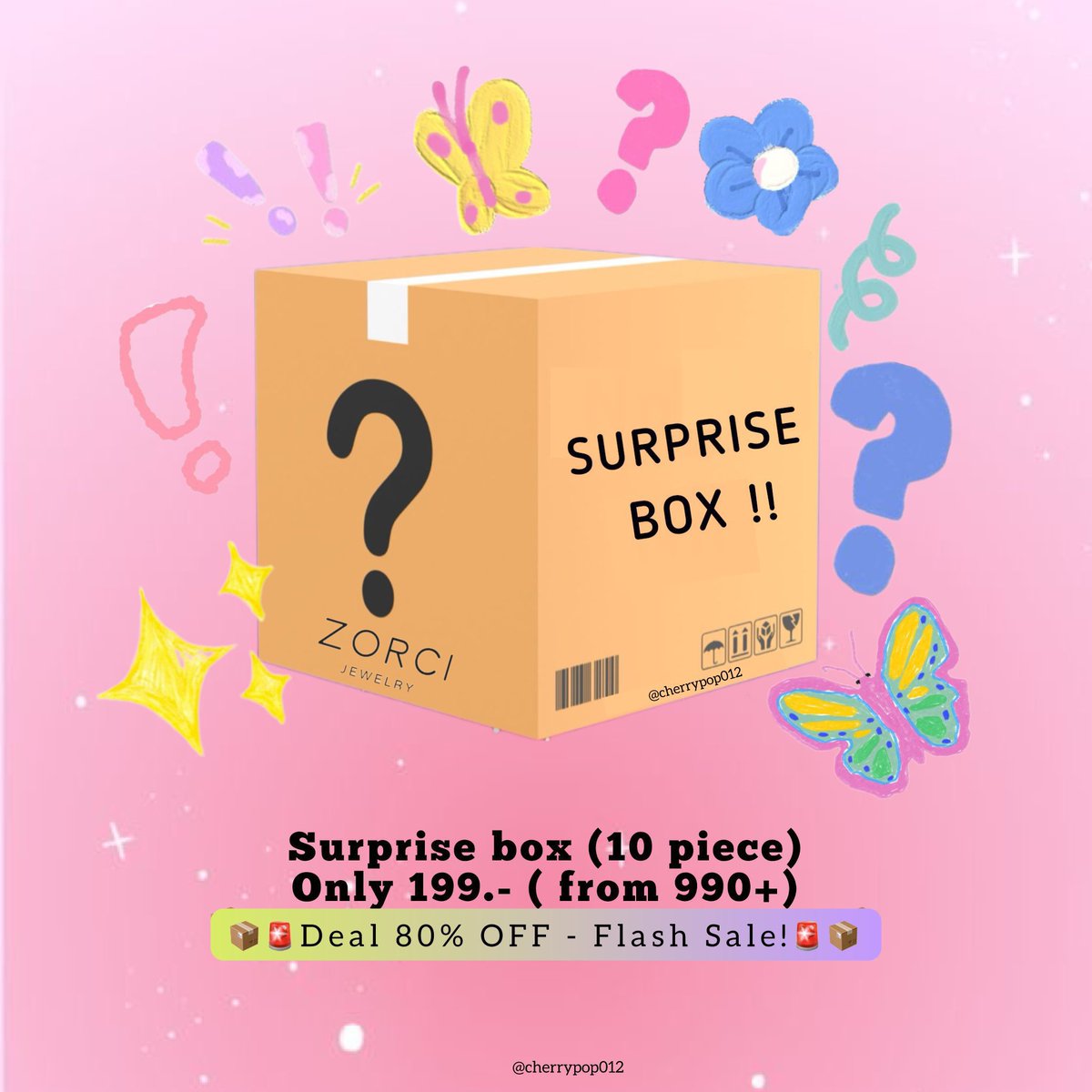 cherrypop012's tweet photo. 🌷ก้อกๆ โควต้าพร้อมส่งมาแล้วน้า ใครรอต่างหู ZORCI รีบมาจองกล่องสุ่ม 10 คู่ แค่ 199฿ คุ้มเกินคุ้ม ได้ราคานี้ไม่ผิดหวังค่า ไม่ต้องรอพรีทักด่วน มีว่างอีกไม่มากแล้วค่าา 😊🙏🏻🙏🏻 https://t.co/I0Y2HYd3BY
