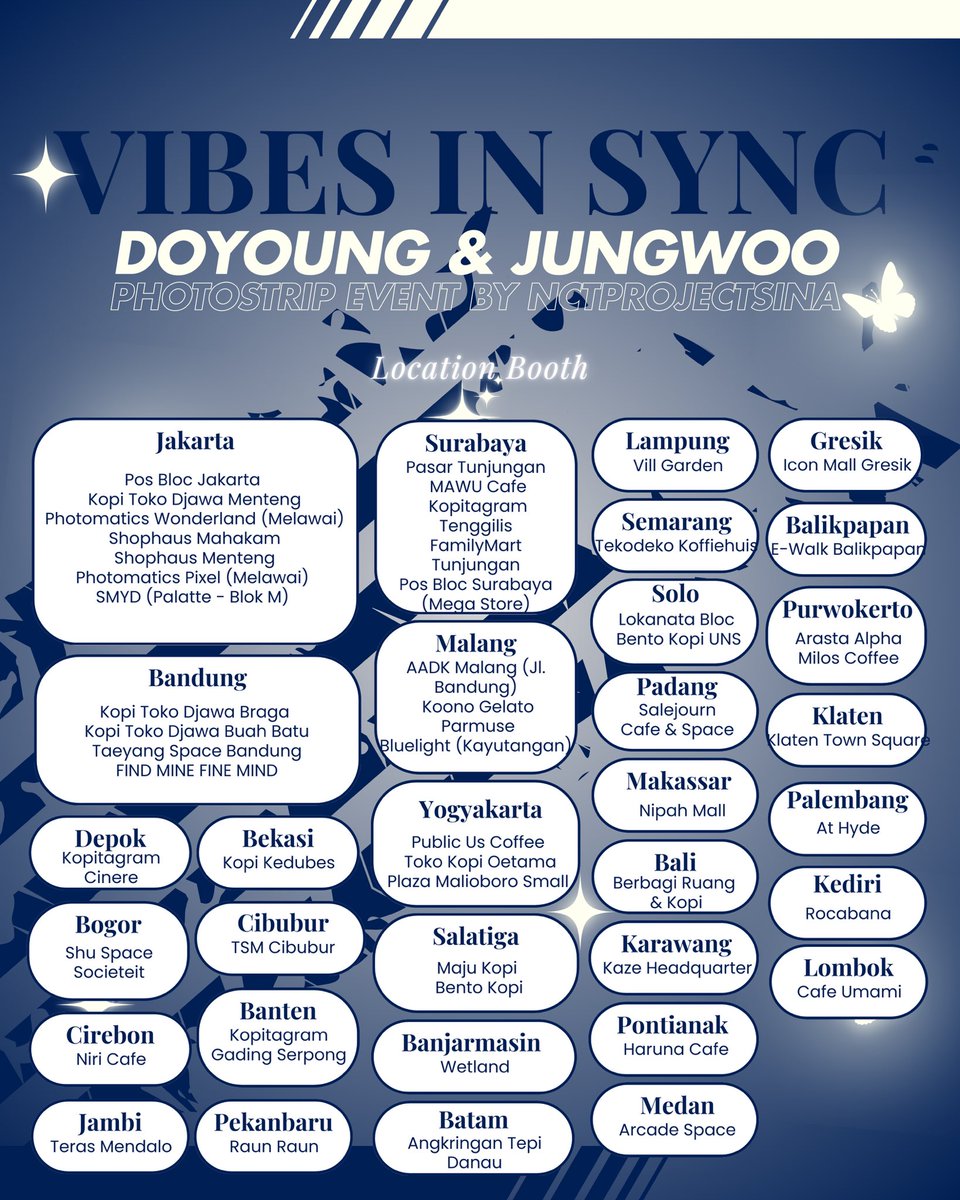 nctprojectsina's tweet photo. 📸 𝟎𝟐: 𝐕𝐈𝐁𝐄𝐒 𝐈𝐍 𝐒𝐘𝐍𝐂
Doyoung & Jungwoo’s Birthday Photobooth Frame Event 📸
✨ by @nctprojectsina ✨
📅 15-21 February 2025
📍 https://t.co/vU5tPXz0IK
Let’s capture the perfect moments and sync our vibes together!
#februaryboys #doyoung #jungwoo #nctprojectsina https://t.co/I23pTSZoYN