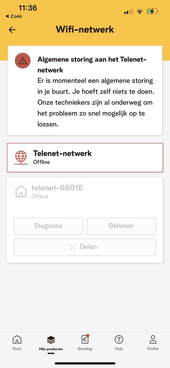 JulieVeys's tweet photo. @Telenet, dit nu al sinds gisteren, wanneer wordt er iets aan gedaan? https://t.co/cRxK33bee6