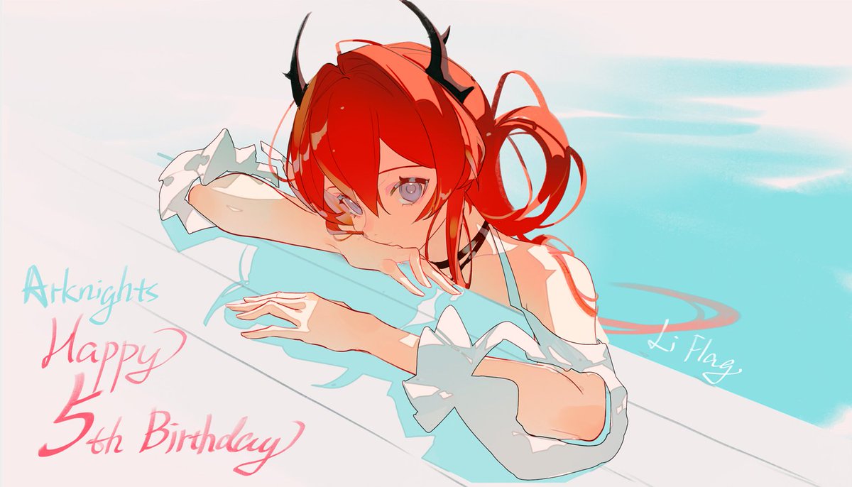 Happy 5th anniversary!
I painted Surtr!
#アークナイツ #Arknights  #명일방주
yostar.store/products/arkni…