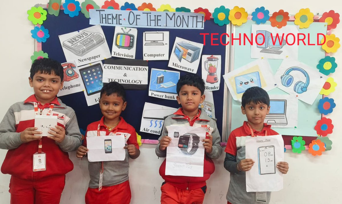 odmpublicschool's tweet photo. Little Tech Explorers in Action! 💻✨

Our Kindergarten stars had a blast during "Techno World," an exciting journey into technology and innovation! 🌈🚀

#TechnoWorld #FutureReadyKids #KindergartenInnovation #LearningWithTechnology #JoyOfLearning #YoungInnovators #Creative https://t.co/mbM2EJ4ost
