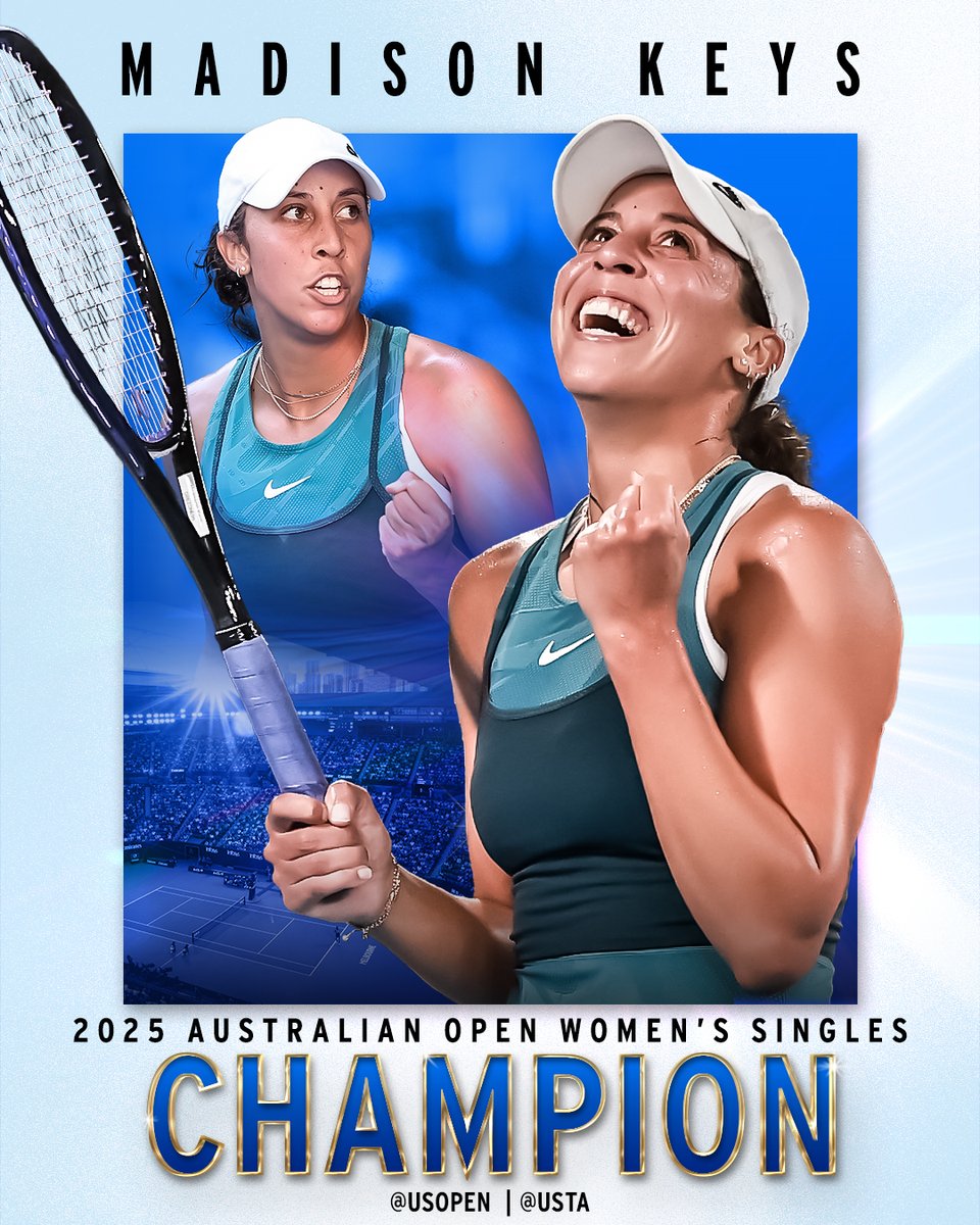 Grand Slam glory for Madison Keys! 👏
