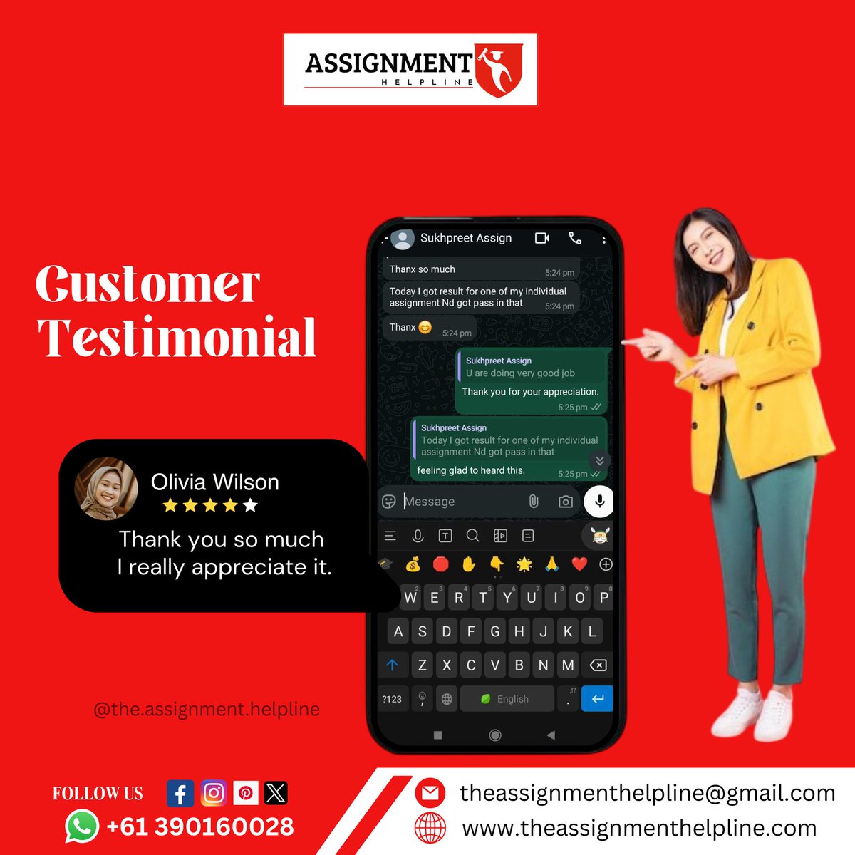 _the_assignment's tweet photo. ✨ Hear it straight from our students! Our expert guidance = academic excellence. 📚💼
 #StudentSuccess #HappyClients #AssignmentHelp #MBAExperts #TopGrades https://t.co/wN6sRB6OSP