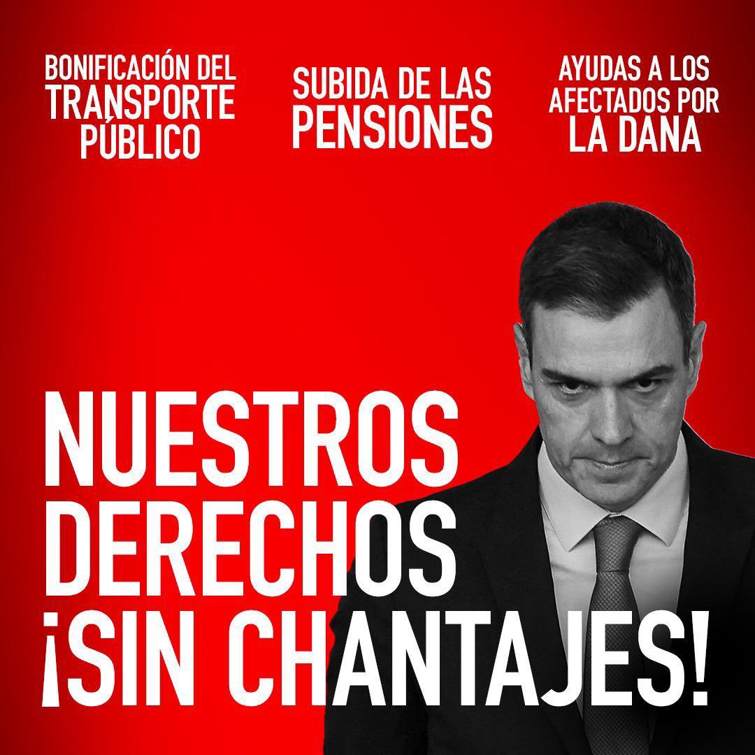 Las pensiones no suben porque Sánchez no quiere.
Que no te engañen!!
