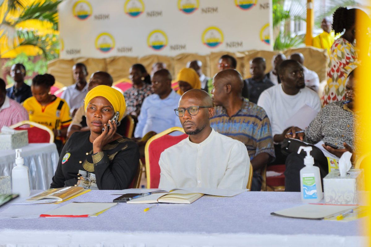 HAPPENING: The NRM district Administrators and Registrars have this afternoon convened at the NRM headquarters, Plot 10 Kyadondo Road, Nakasero, for a team training ahead of the launch for the display of the party membership register in all villages across the country.