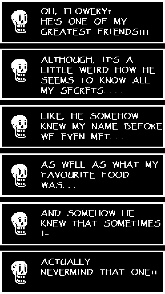 ModtaleR's tweet image. Tumblr Ask
"Hey papyrus, how do you feel about flowey?"
#undertale #undertaleAU #Papyrus