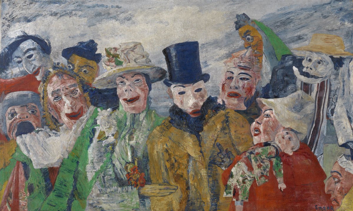 The Intrigue A Collection of Interesting Characters inspired by painting created by belgian expressionist painter James Ensor in 1890.
Launching Soon on #objkt #tezos #mogu