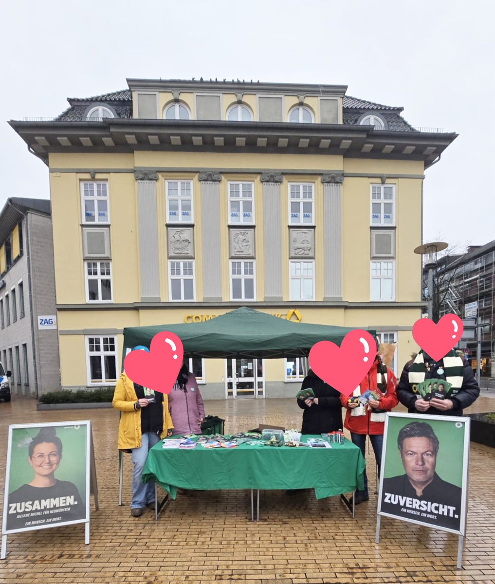 #Habeck4Kanzler 
#GruenWaehlen 
#GrueneZukunft 
Wahlkampfsamstag 💚🌻
