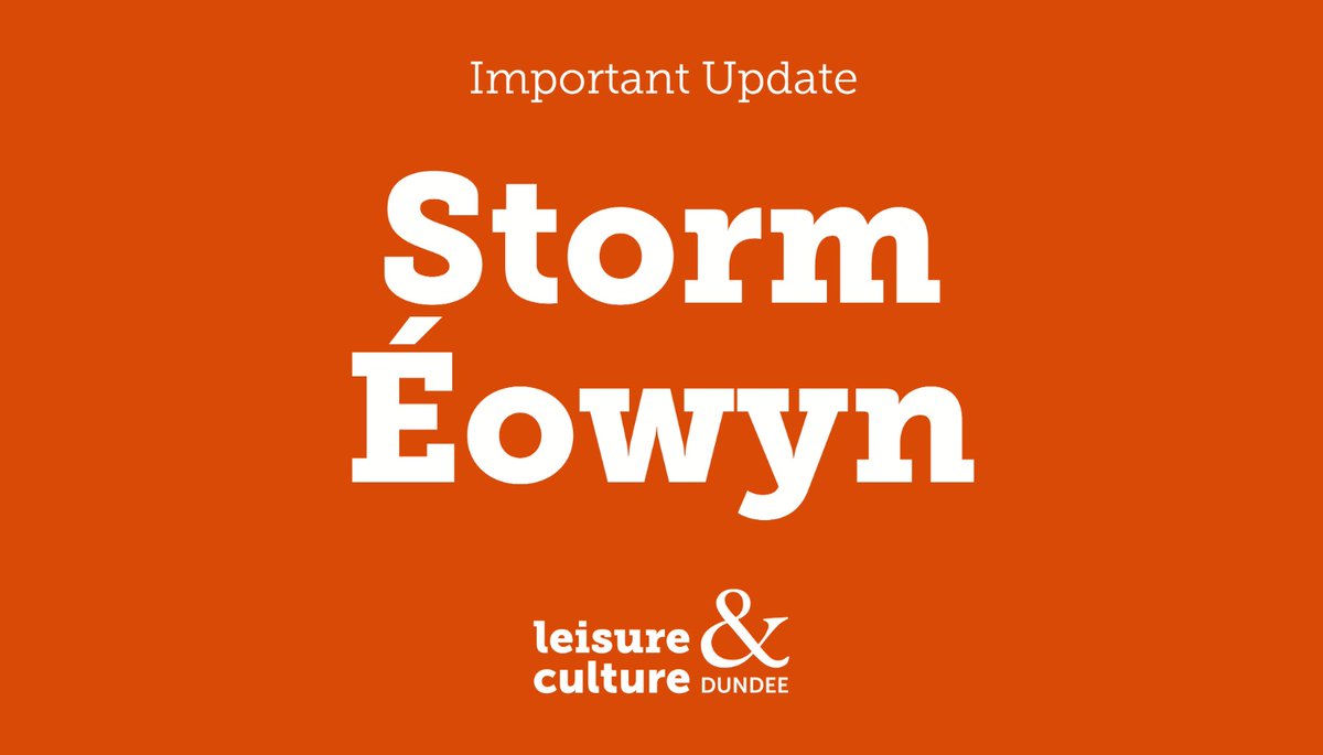 As a result of damage caused by Storm Eowyn, Grove Swim &amp; Sports Centre will be closed on Saturday 25 January and Sunday 26 January. All other venues are open as normal.