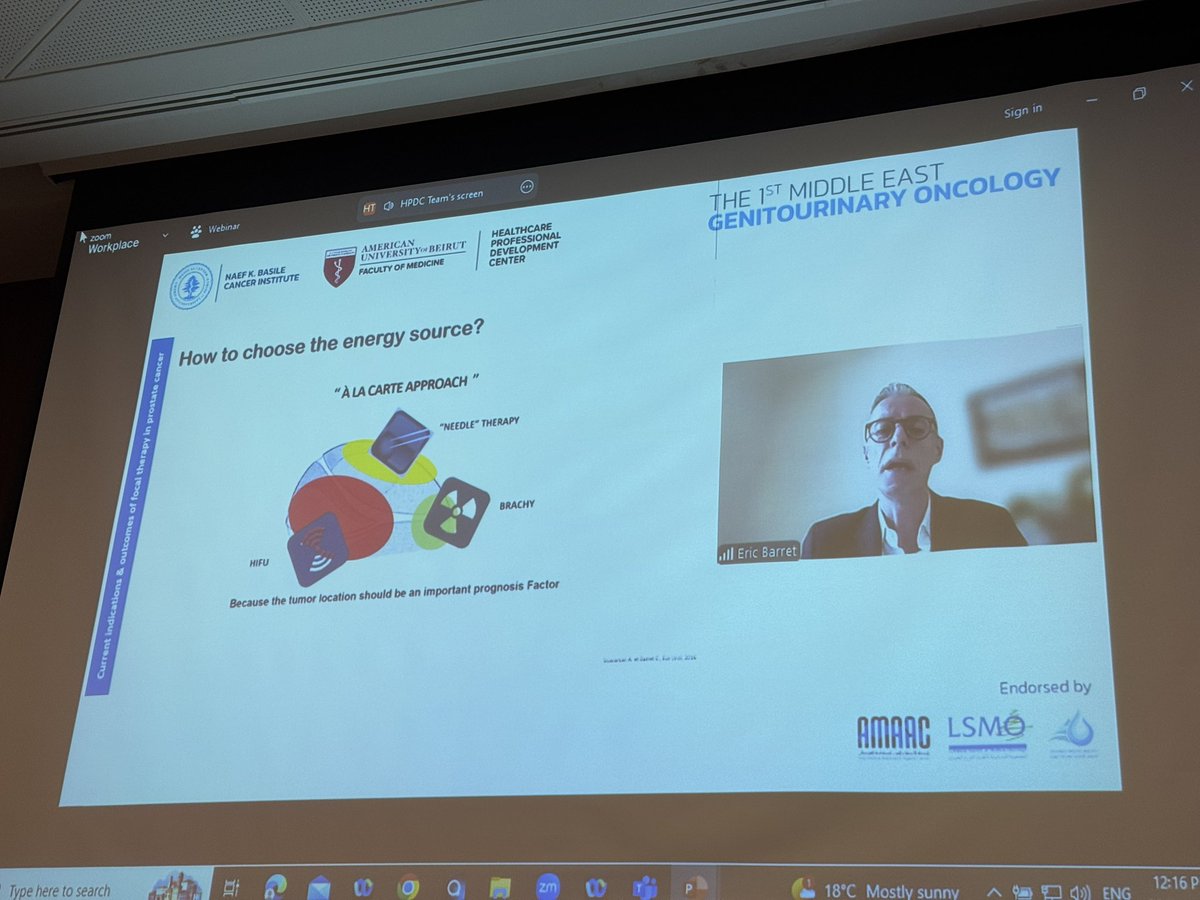 Albert El Hajj, MD (@dralbert) on Twitter photo Second day of the First Middle East Uro-Oncology <a href="/AUBMC_Official/">American University of Beirut Medical Center</a> with excellent talks by my friends <a href="/barret_e/">Eric Barret</a> on focal therapy in prostate cancer and <a href="/drjkaouk/">Dr. J. Kaouk</a> on SP robotic prostatectomy pushing the boundaries in prostate cancer treatment <a href="/AUB_Lebanon/">American University of Beirut</a> <a href="/AUB_FM/">Faculty of Medicine</a> <a href="/HPDC_AUB/">Healthcare Professional Development Center at AUB</a> Second day of the First Middle East Uro-Oncology <a href="/AUBMC_Official/">American University of Beirut Medical Center</a> with excellent talks by my friends <a href="/barret_e/">Eric Barret</a> on focal therapy in prostate cancer and <a href="/drjkaouk/">Dr. J. Kaouk</a> on SP robotic prostatectomy pushing the boundaries in prostate cancer treatment <a href="/AUB_Lebanon/">American University of Beirut</a> <a href="/AUB_FM/">Faculty of Medicine</a> <a href="/HPDC_AUB/">Healthcare Professional Development Center at AUB</a>