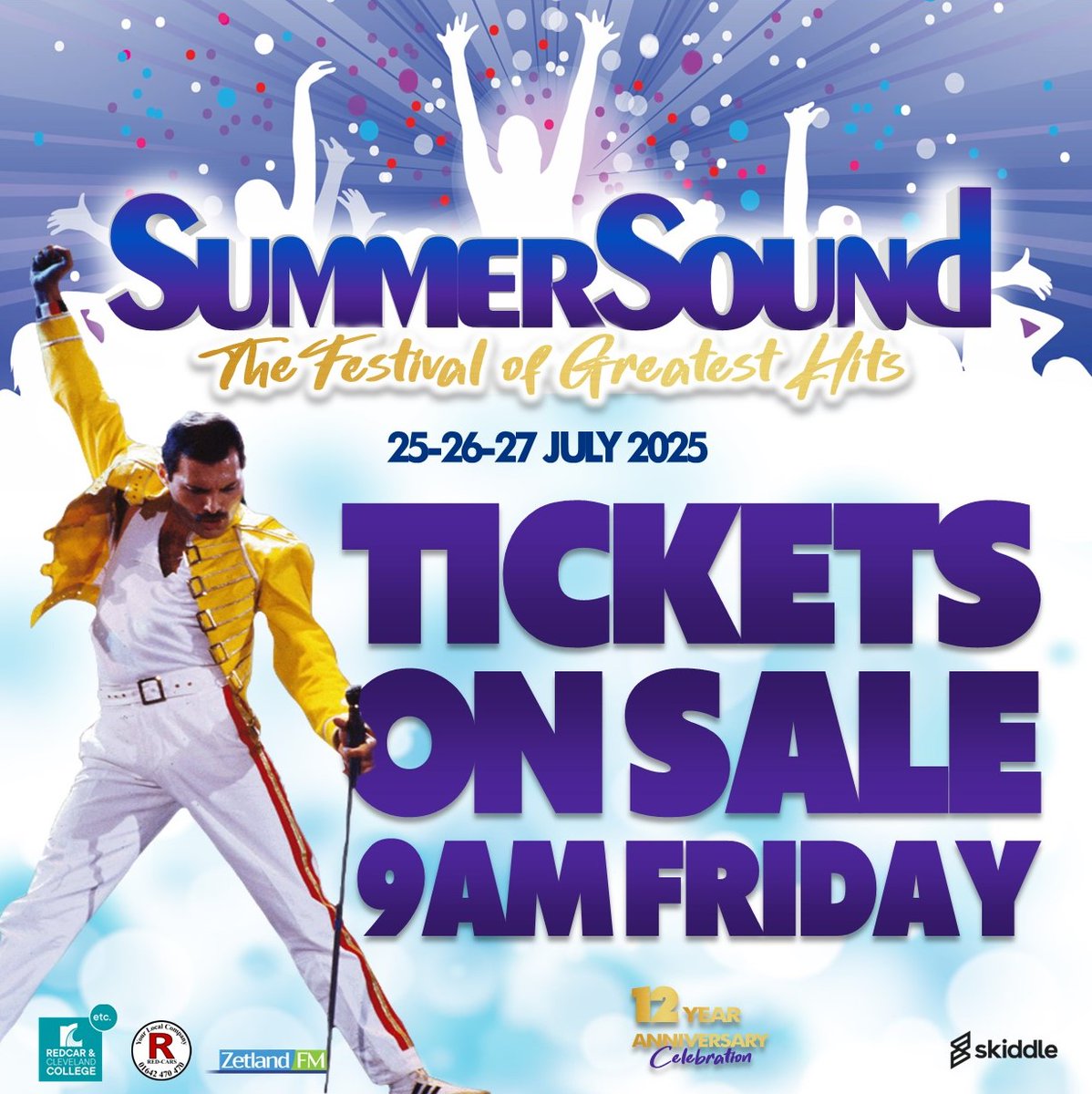 It's going to be the biggest event of the summer and tickets go on sale 9am Friday 31st January online at skiddle.com #festival #tributefestival #teesside