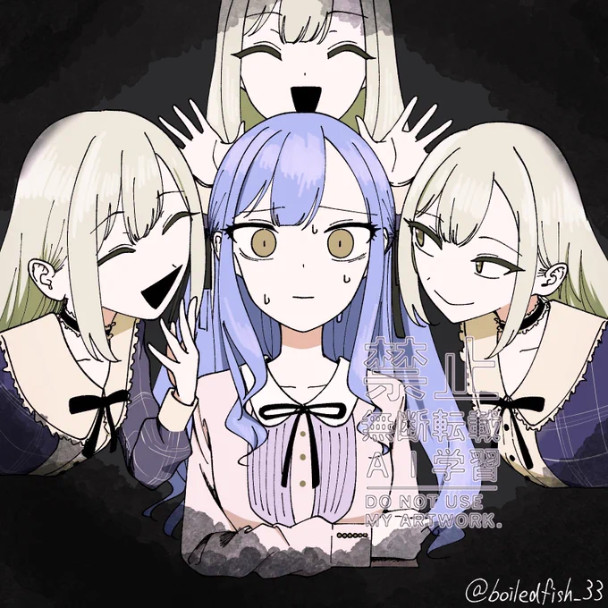 むつさき(モーさき)#MyGO #AveMujica #BanGDream#bandoriart#アニメムジカ 