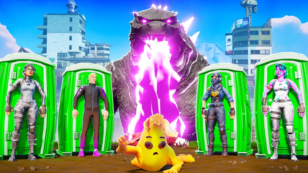 NATMOR_'s tweet image. Mon premier dessin de Godzilla