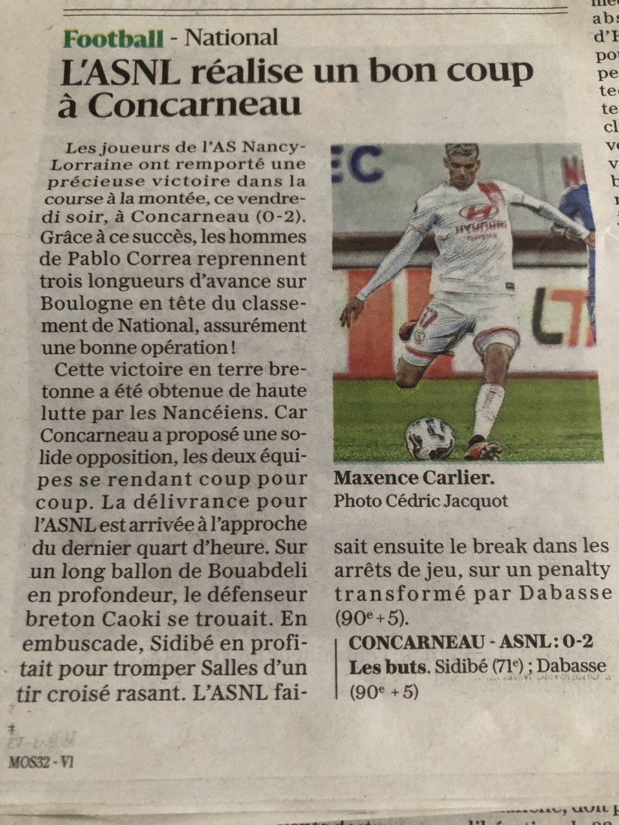 Torres_Ajaxx's tweet photo. L’ASNL réalise un bon coup à Concarneau #USCASNL #NationalFFF #ASNL https://t.co/O1t29mCaXk