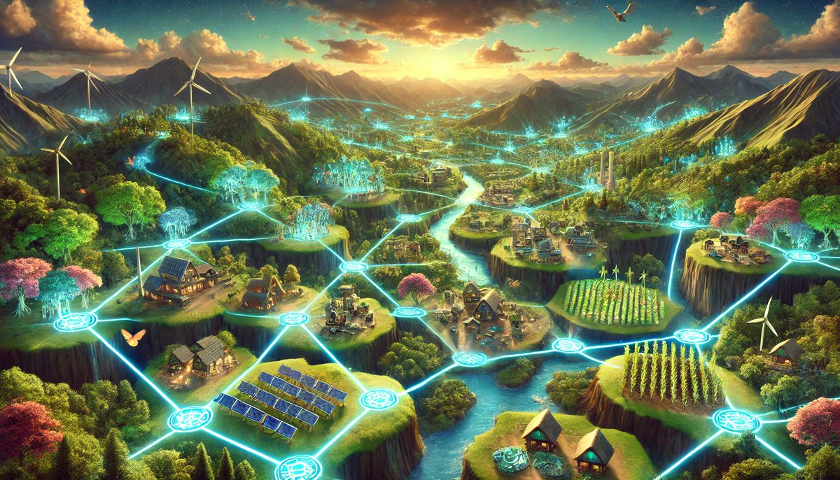 Introducing Decentralized Autonomous Bioregions. DABs represent a novel approach to community governance, combining the ecological principles of #bioregionalism with the technological innovations of decentralized autonomous organizations (DAOs) podbean.com/eas/pb-muvri-1… #podcast