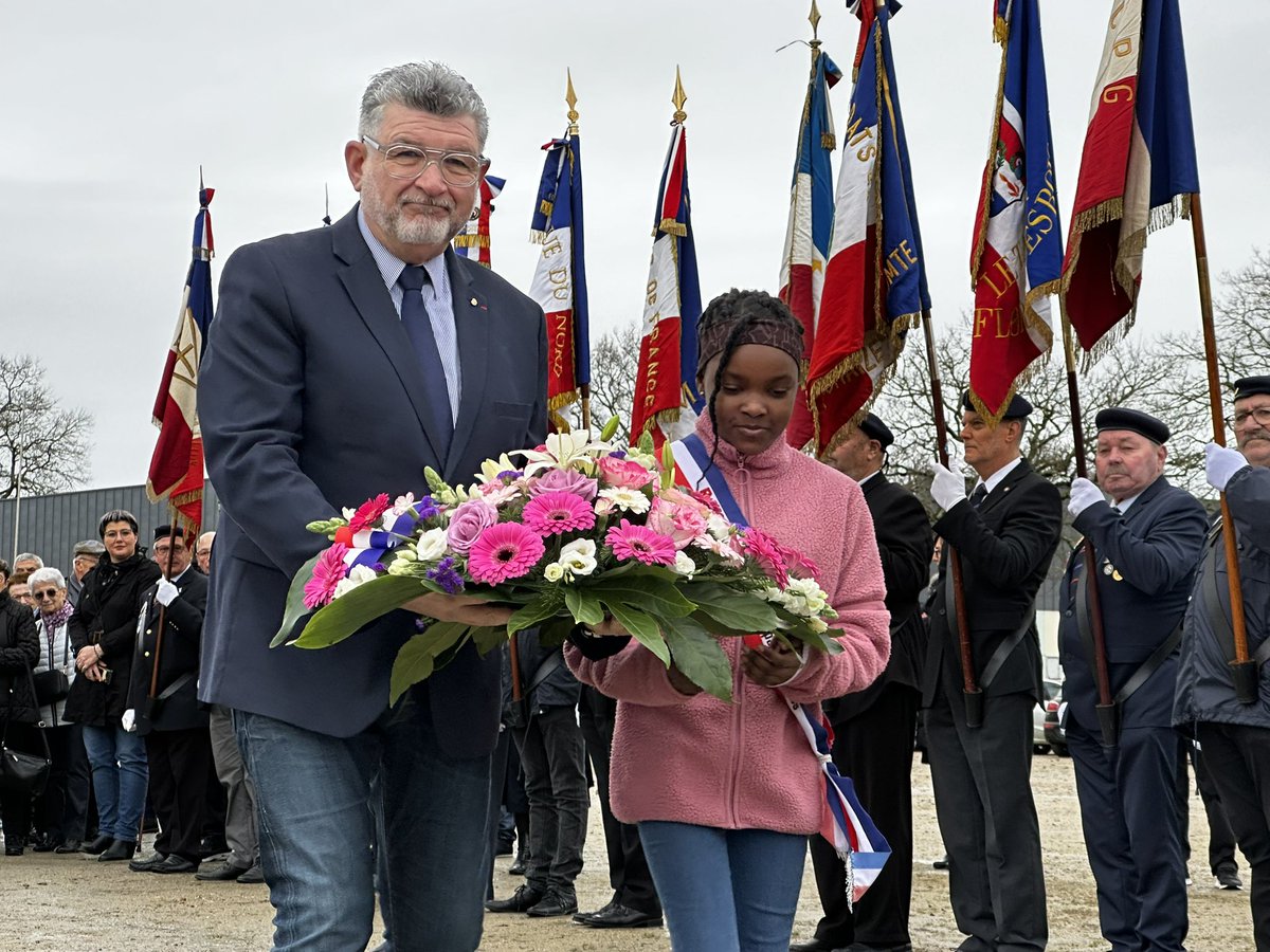 Lucbouard's tweet photo. 🇫🇷100ème anniversaire de l’UNC #Vendée. Nous célébrons 100 ans d’engagement de nos anciens combattants qui ont servi le drapeau. Que leurs valeurs continuent d’éclairer le chemin des générations futures. https://t.co/Nm5W4omZ9G