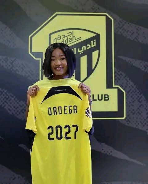 JWsports1's tweet photo. SAUDI |  🇳🇬 Al-Ittihad's new signing Francisca Ordega made the start in the Friday tie alongside compatriot Ashleigh Plumptre. 

🇨🇩 Kipoyi's opener &amp; 🇹🇿 Luvanga's brace secured a 3-0 for leaders Al-Nassr over Al-Amal in the other Friday tie in the Saudi WPL. #MidweekHighlights https://t.co/gdu0WC9QAl
