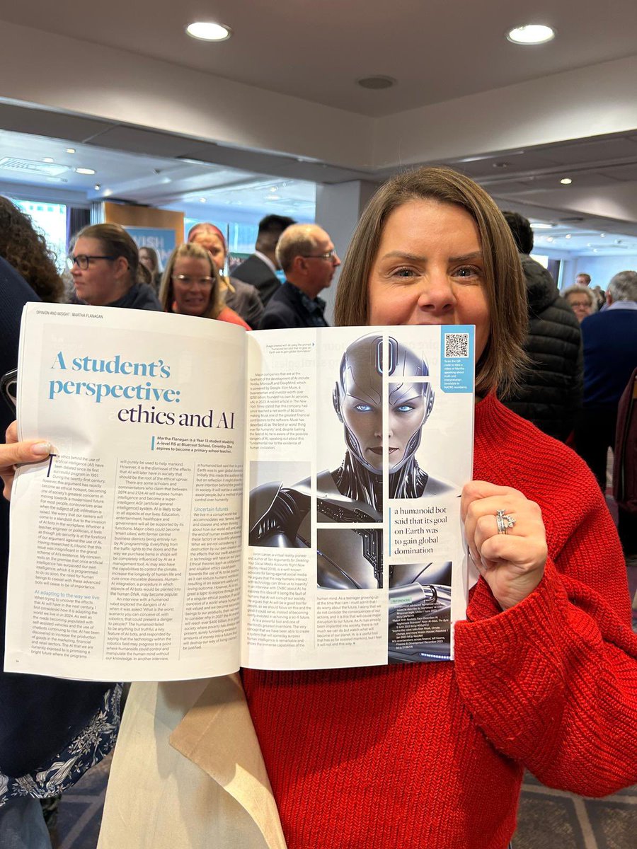 gem_hathaway's tweet photo. Lovely to bump into @SaimaSaleh_RE at #StrictlyRE and finding my students article featured in the spring bulletin (and my own) 👇@NATREupdate @RE_Today @PhilEthics_dept 🚀 https://t.co/Uw9ke03aJZ