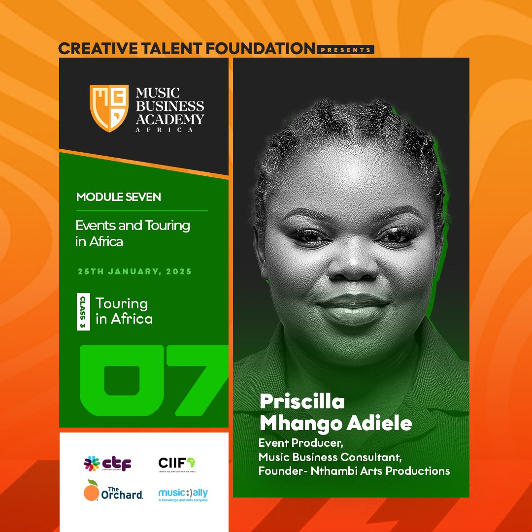 cbaforafrica's tweet photo. We are excited to announce the #MBAForAfrica24 Faculty Guests for Class 3 of our Module 7 today!

Priscilla Mhango Adiele ; Event Producer, Music Business Consultant and Founder, Nthambi Arts Productions.

Edi Lawani (@LawaniEdi) ; Head Consultant, KUKURUKU INC. https://t.co/UHkcKDKRTX