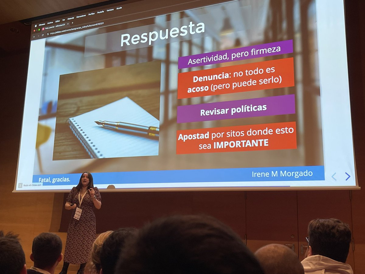 pedropaparicio's tweet image. @IrnMM expresa sus ideas con un fondo y una puesta en escena BRUTALES, sus charlas son puro ORO o BTC hehehe
Que bien lo pasemos en #bilbostack25
