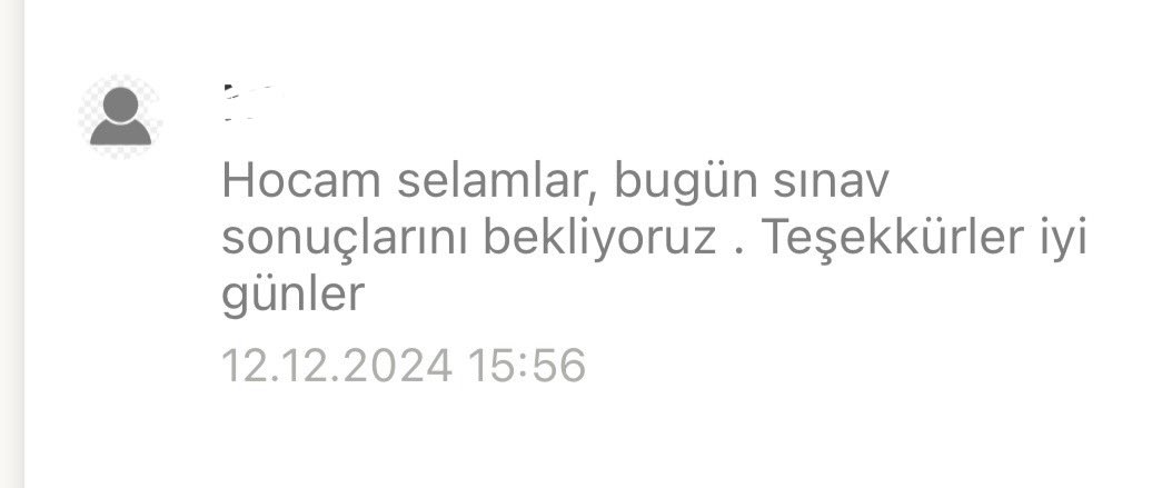 ne demek asıl ben teşekkür ederim
