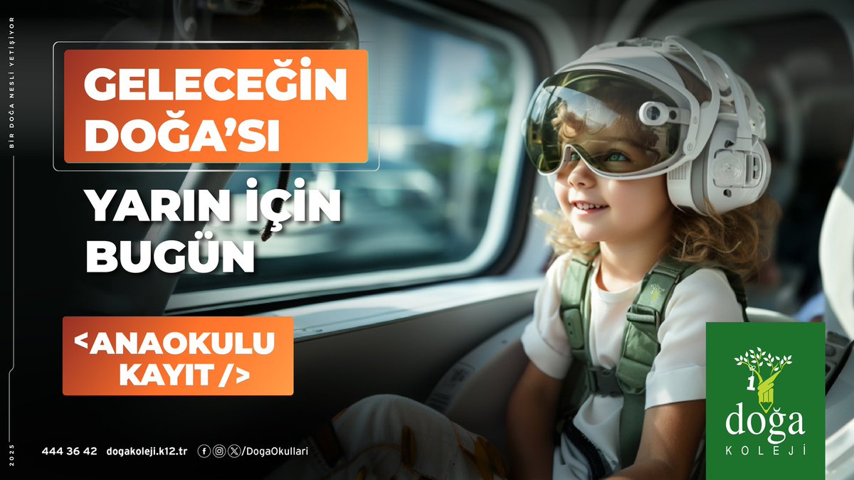 Mutlulukla geleceğe atılan ilk adım!
Çocuklara okulu sevdiren anaokulunda kayıtlar başladı! 
Geleceğin Doğa'sına bilgi ve kayıt için: dogakoleji.k12.tr/kayit