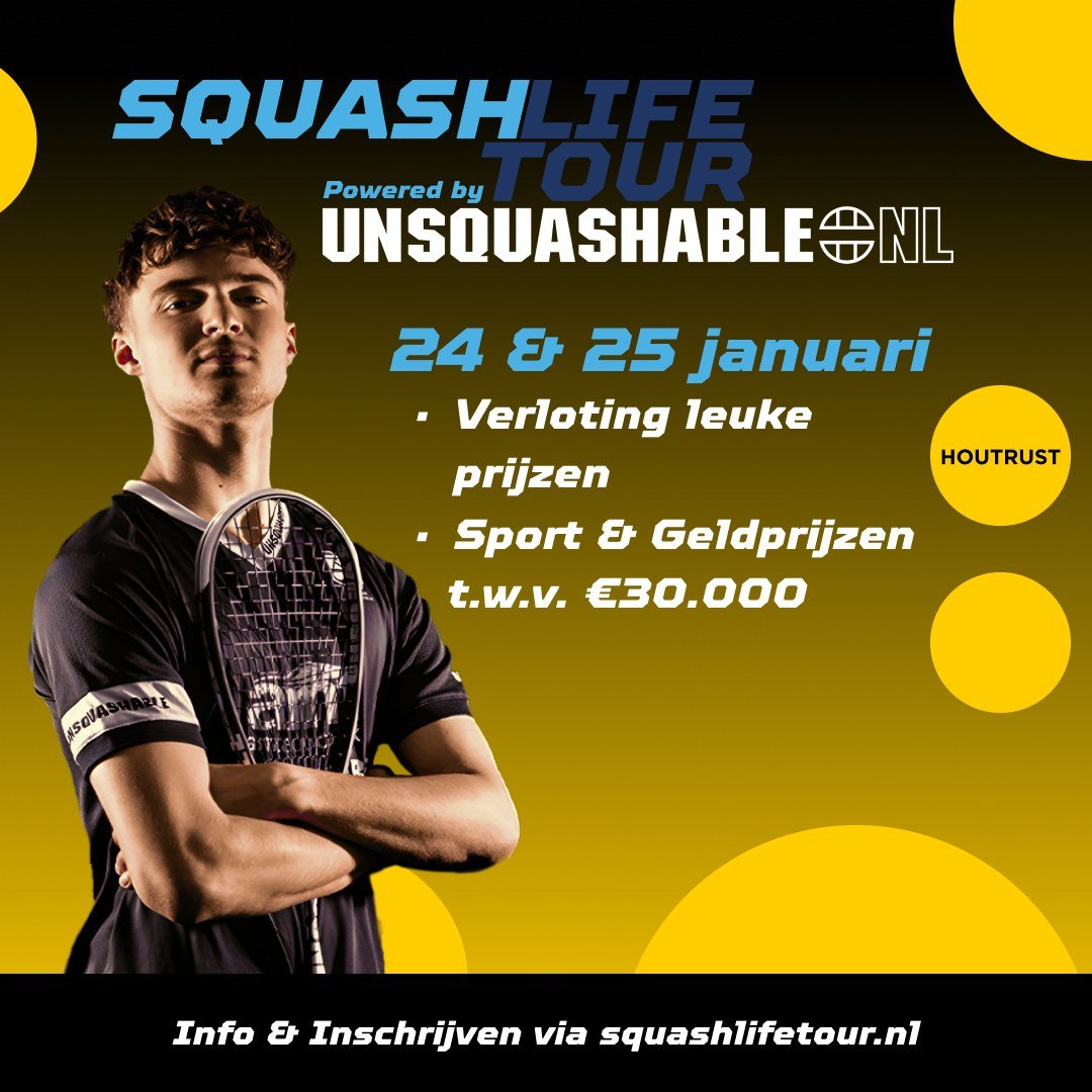 Volg via livestream de halve finales #squashlifetour #psasquash te #houtrust #denhaag 
youtube.com/live/07C544J_I…
Rowan Damming vs Anthony Schwab en Sam Gerrits vs Dylan Molinaro