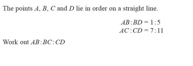 floralmaths's tweet photo. @StudyMaths It is this question, I used a line and LCM. They want a ratio table. https://t.co/uZw1kLck3a