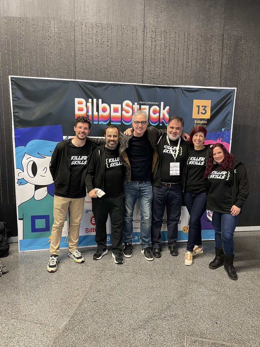 pedropaparicio's tweet image. @HugoTobio nos creo nuestra imagen para @killerskills_me y estaremos siempre en deuda. Grandeeeee Hugo!!! Muchas graciasssss!!!
Es un foking crack y hay que decirlo!!!
#bilbostack25